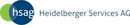 Logo hsag Heidelberger Services AG in Walldorf
